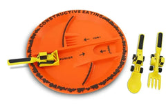Dinneractive Excavator Spoon & Utensil Set β Fun Construction-Themed Cutlery for Kids