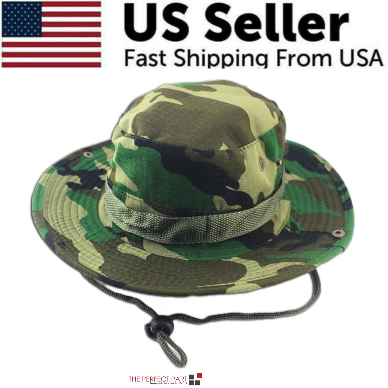 Wide Brim Sun Hat – UV Protection Bucket Hat for Hiking, Camping & Fishing