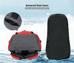 60L Outdoor Camping Backpack with Rain Cover