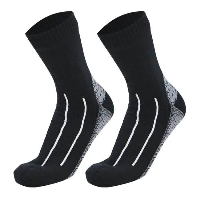 Qinlov Waterproof Socks – 100% Waterproof, Breathable & Thermal Outdoor Socks for Hiking & Sports