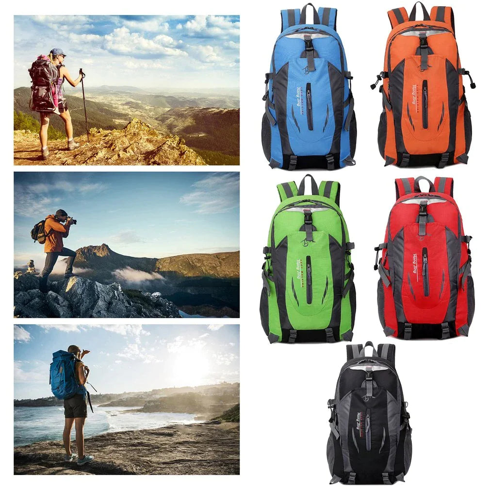 Sac à dos de voyage 40 L pour homme et femme, sac à dos de camping, ordinateur portable, randonnée, école, livre, USA