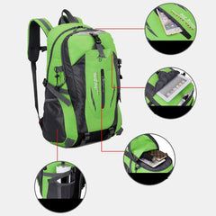 Sac à dos de voyage 40 L pour homme et femme, sac à dos de camping, ordinateur portable, randonnée, école, livre, USA