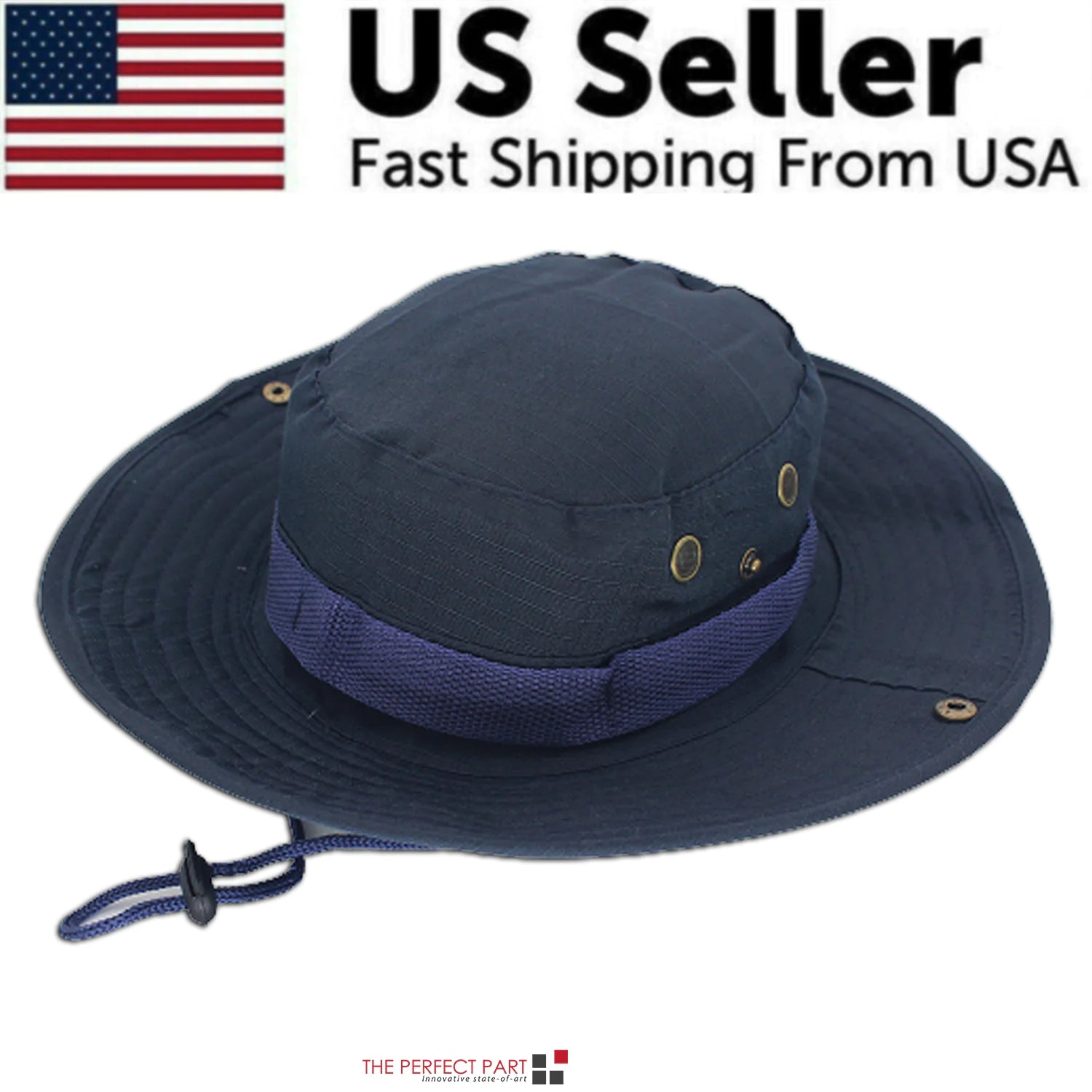 Wide Brim Sun Hat – UV Protection Bucket Hat for Hiking, Camping & Fishing