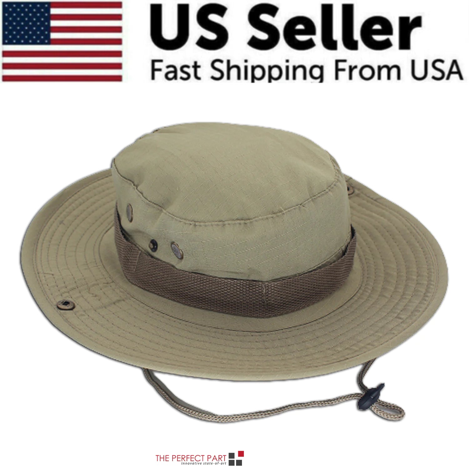 Wide Brim Sun Hat – UV Protection Bucket Hat for Hiking, Camping & Fishing