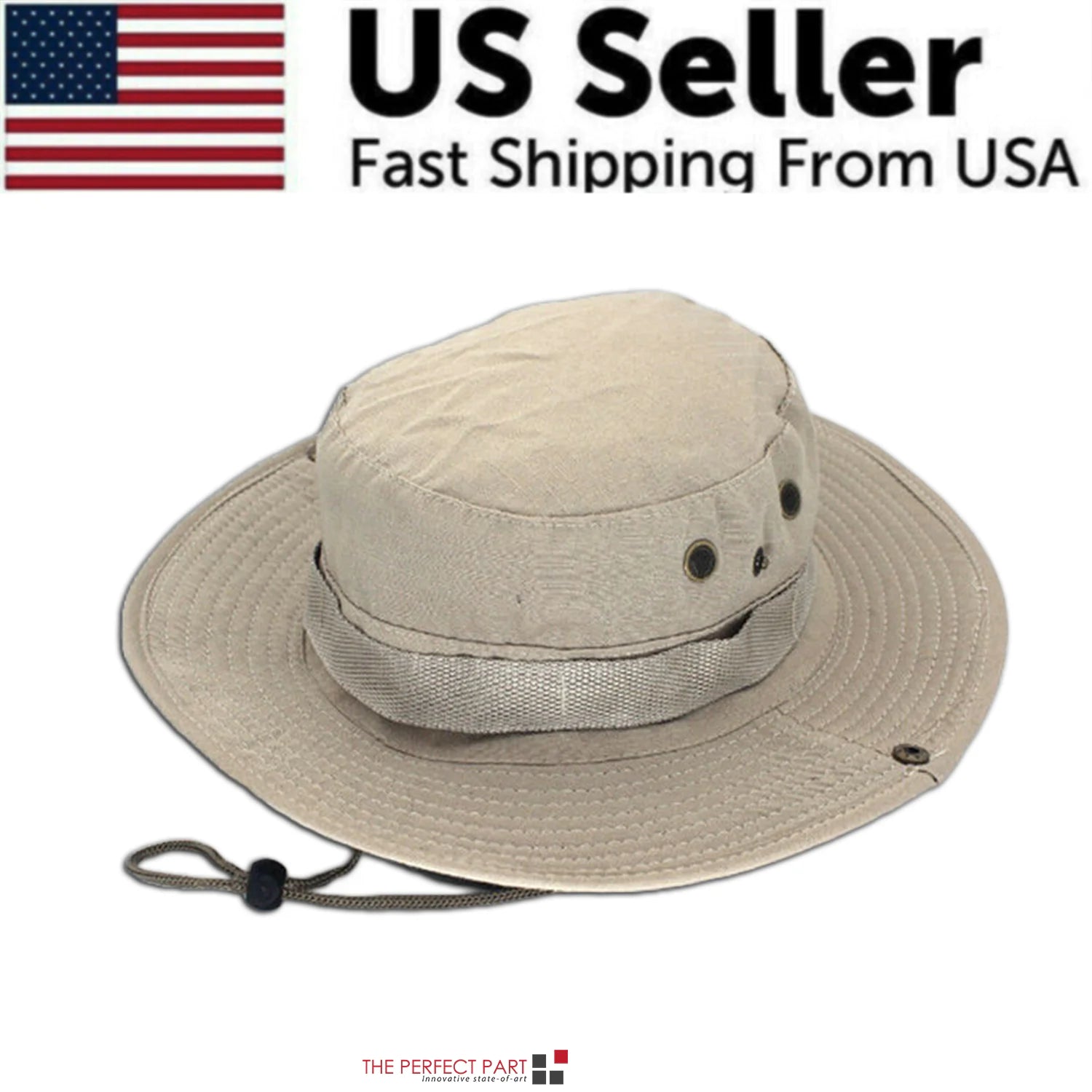 Wide Brim Sun Hat – UV Protection Bucket Hat for Hiking, Camping & Fishing