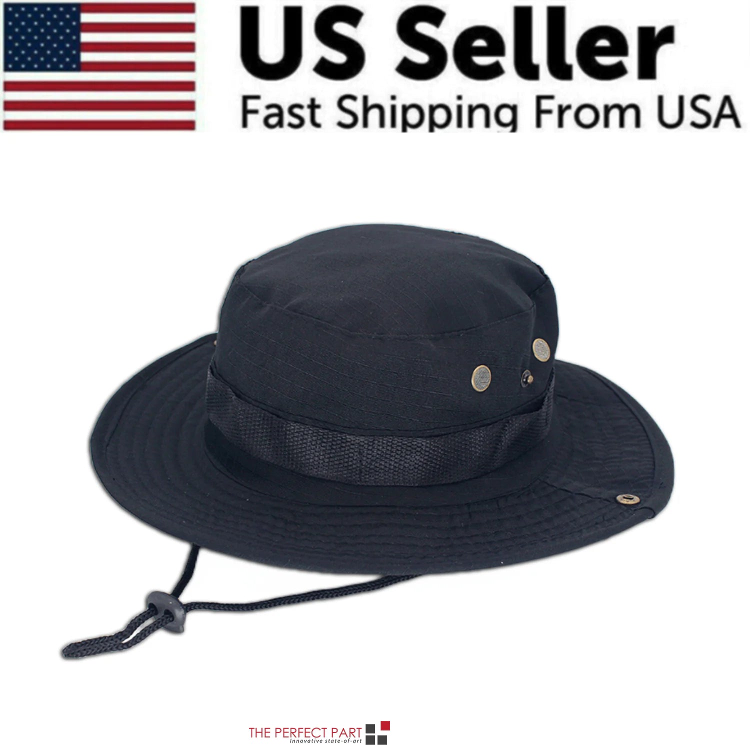 Wide Brim Sun Hat – UV Protection Bucket Hat for Hiking, Camping & Fishing